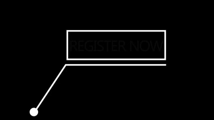 White text REGISTERNOW with callout graphic on black background register registration - Powered by Adobe