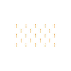 birthday candle pattern, candles that light up