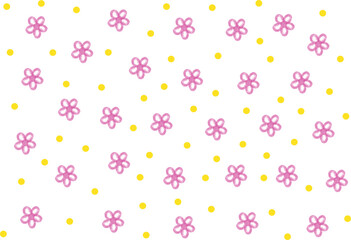 seamless pattern with flowers