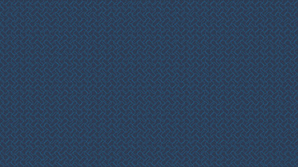 Seamless Navy Blue Intertwined Woven Geometric Pattern
