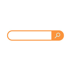 Search Bar Icon &ndash; Magnifying Glass with Cursor Pointer PNG