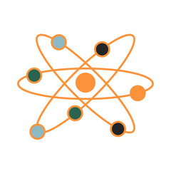 Transparent Atomic Structure PNG