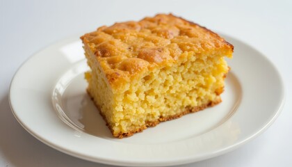 Moist pumpkin bread with golden crust served on festive plate &ndash; cozy Thanksgiving еreat with autumn flavor. AI generated.