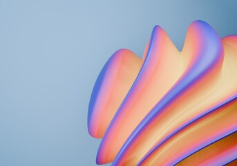 Colorful abstract graphic shape design