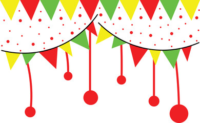 christmas background with red balls