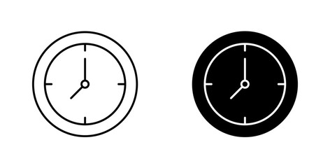 Time icon stock illustration