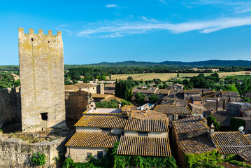 Rustic village of Peratallada, Girona, Catalonia, Spain