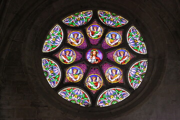 Auxonne, église Notre-Dame, rosace nord