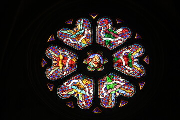 Auxonne, église Notre-Dame, rosace sud