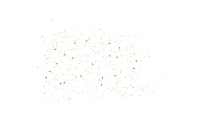 Abstract Golden Glitter Dust Particles on Black Background — Shimmering Light Sparks, Festive Luxury Glow, Magic Star Dust or Bokeh Effect for Celebration and Holiday Design