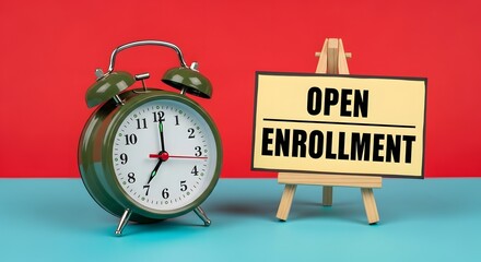 Timely reminder for open enrollment deadline, don't miss your chance to enroll now before time runs out for important benefits and coverage options