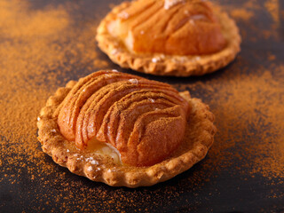 Pear and cinnamon  tarts