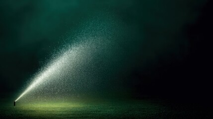 sprinkler spraying water on the grass