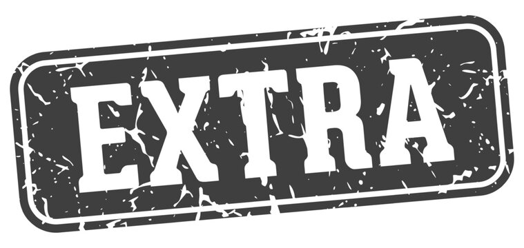extra rectangular sign. extra stamp