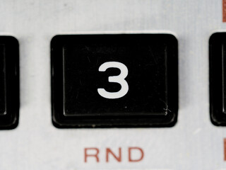 A handheld electronic vintage calculator with an LCD display and 42 keys. It was manufactured in Japan and was a popular model among students and technicians in the 1980s.