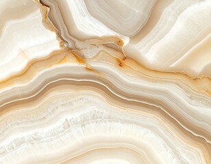 Close-up view of layered, swirling, and polished natural stone surface