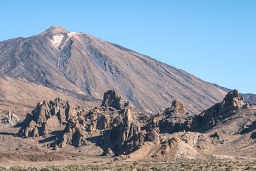 Teide volcanic desert landscape, Tenerife