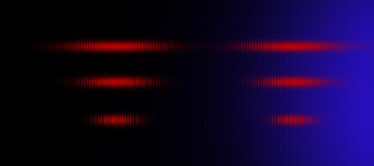 Dual Red Scan Lines on Dark Gradient Background