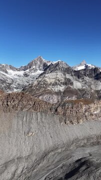 Hiking H&ouml;rnli Ridge to H&ouml;rnlih&uuml;tte, Matterhorn, Zermat, Switzerland