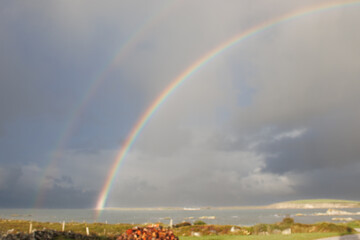 Rainbow over the Irish country side