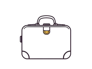 suitcase, icon, travel, luggage, bag, vector, illustration, trip, holiday, vacation, journey, minimal, flat, line, outline, graphic, isolated, simple, modern, stylized, design, baggage, baggage icon, 