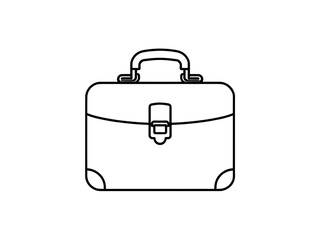 suitcase, icon, travel, luggage, bag, vector, illustration, trip, holiday, vacation, journey, minimal, flat, line, outline, graphic, isolated, simple, modern, stylized, design, baggage, baggage icon, 