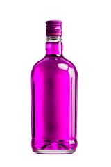 purple glass bottle