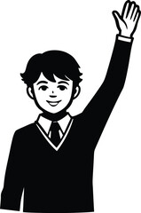 Abstract glowing geometric shapes and lines creating a futuristic digital pattern isolated on transparent background