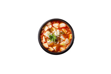 Kimchi stew in png file png 파일의 김치찌개