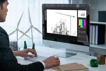 Architectural design brisk software application for architect business and professional designer
