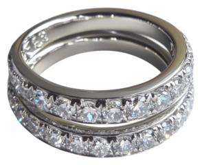 PNG An isolated two wedding diamond ring rings accessories accessory.