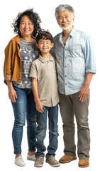 Fototapeta premium Mixed race family people person happy.