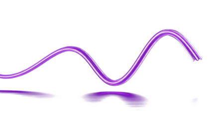 dynamic curved red light trail clean png