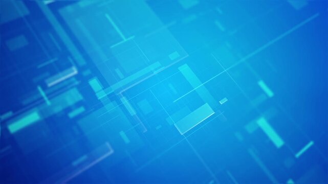 Business background with abstract blue geometric shapes for professional presentations. Ideal for corporate settings, powerpoint slides, and marketing materials.