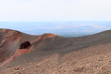 Mount Etna, Italy, Sicily, active volcano, active craters