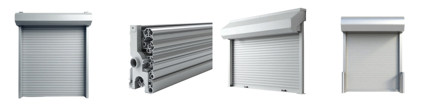 Set of Roller Shutter System Components