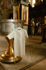 Baptism, Orthodoxy, christening gown, Christianity, sacrament of baptism, font, icons, ritual,...