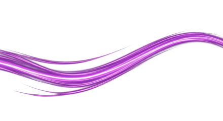 flowing purple light streak curve clean png