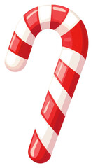 PNG Cute illustration of Christmas Candy cane candy christmas sweets.