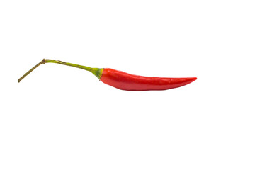 Red Chili isolated on Transparent Background , PNG