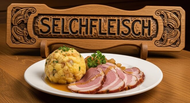Selchfleisch & Dumpling: Smoked Heirloom Pork in Oak-Grained Tradition