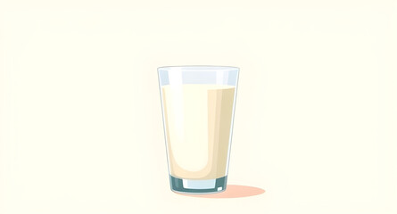 glass, milk, vector, isolated, illustration, beverage, drink, dairy, fresh, healthy, minimal, modern, flat, line, outline, graphic, simple, stylized, design, food, nutrition, organic, white, cup, cont