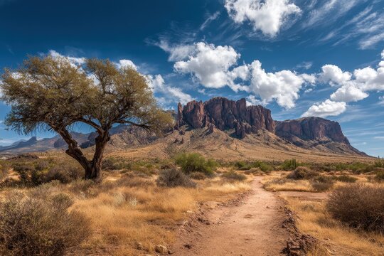 Along the Scenic Route of Apache Junction, Arizona: A Beautiful Landscape of Wilderness and Nature