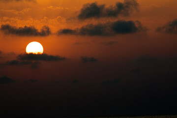 Kefalonia- Greece - August 15, 2025: Sunset at Kefalonia, Kefalonia,  Greece.