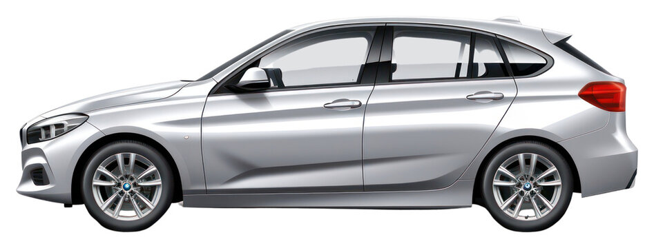 Fototapeta PNG Family car silver color vehicle wheel
