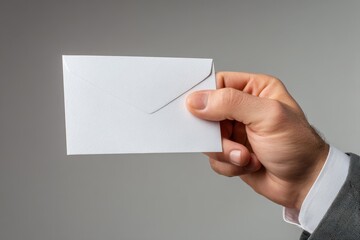 Wahlbrief fÃ¼r die Kommunalwahl: Handgeschriebene Botschaft auf WeiÃŸem Papier