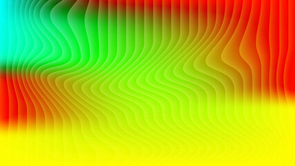 Vibrant Multicolored Abstract Background with Dynamic Curving Lines and Gradient Shifts Creating a Bold Visual Texture and Energetic Design for Modern Applications