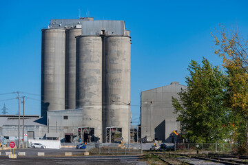 A concrete manufacturer plant