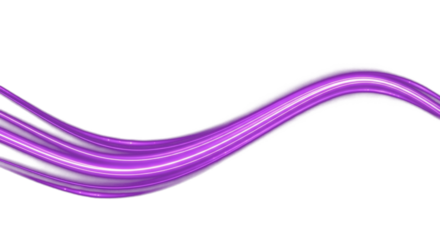 neon violet energy trail smooth glowing wave motion futuristic abstract line elegant luminous design clean png