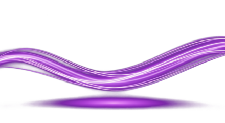neon violet energy trail smooth glowing wave motion futuristic abstract line elegant luminous design clean png